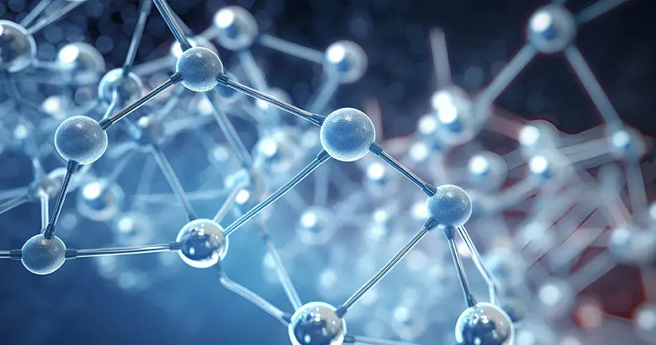 a graphic of proteins