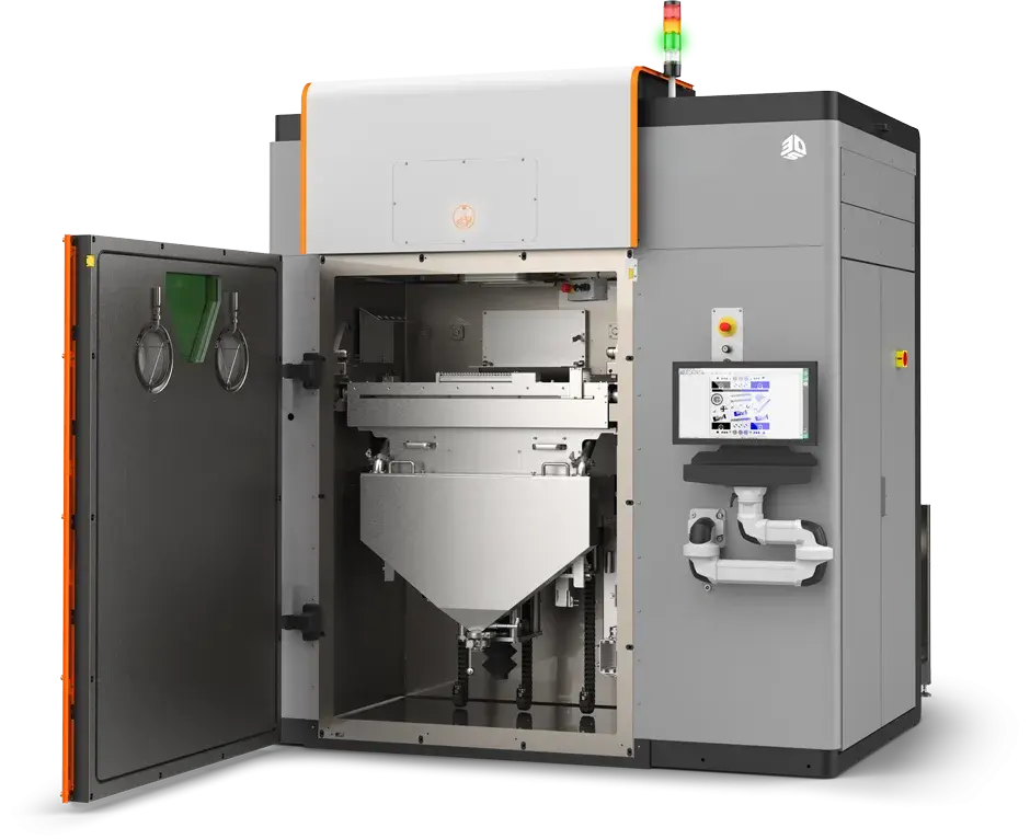 DMP Flex 350 3D printer high angle