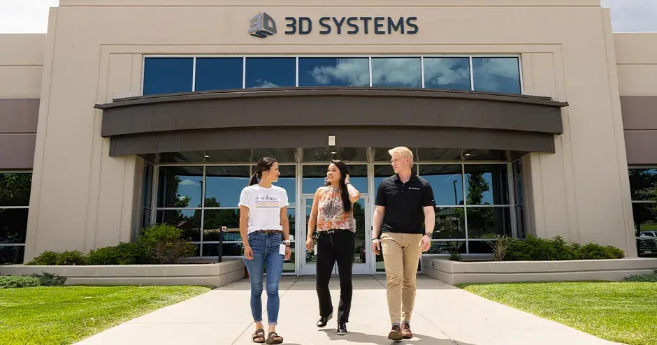 ed Systems employees outside