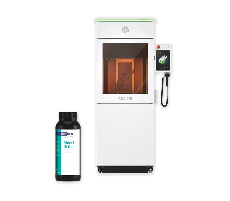 SLA 750 3D printerwith material bottle