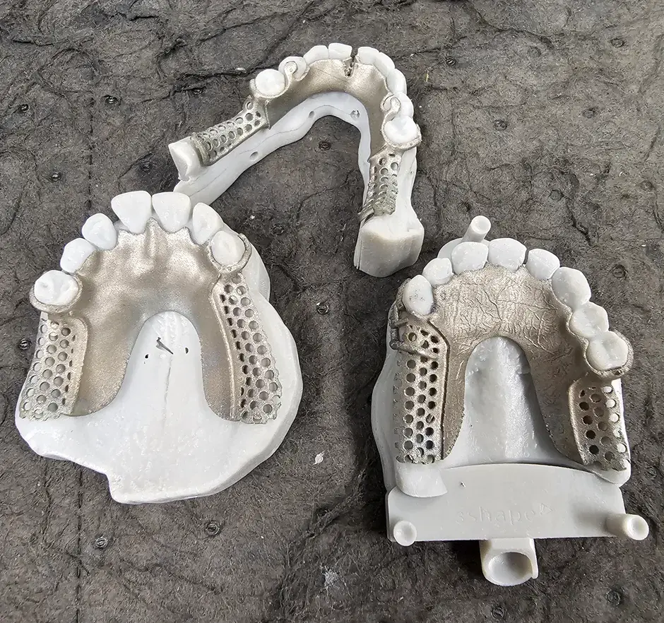 3D printed dental parts