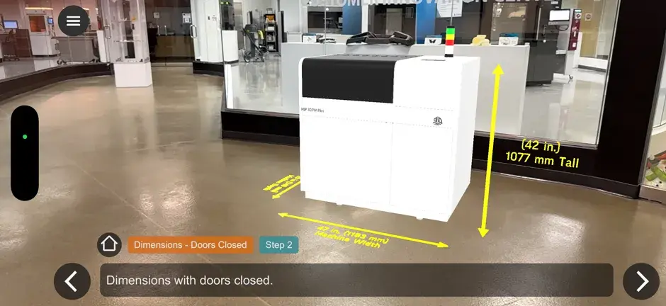 NextDent 300 3D printer in a warehouse