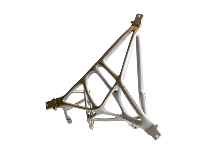 3D metal printed lightweight satellite bracket