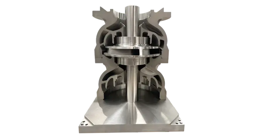 Pump Housing printed via DMP Flex 350 Triple 3D printer 