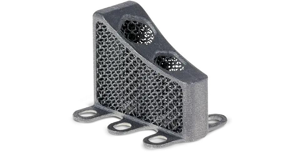 Medical Implant in LaserForm Ti Gr1 (A) titanium alloy