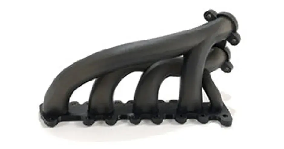 3D printed part made from Figure 4 Tough-BLK 20, a strong, ABS-like material with long-term environmental stability