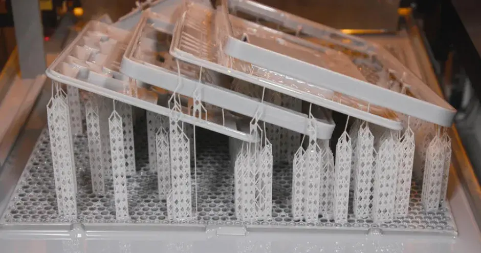 Nested SLA build on ProJet 7000 HD at VAULT