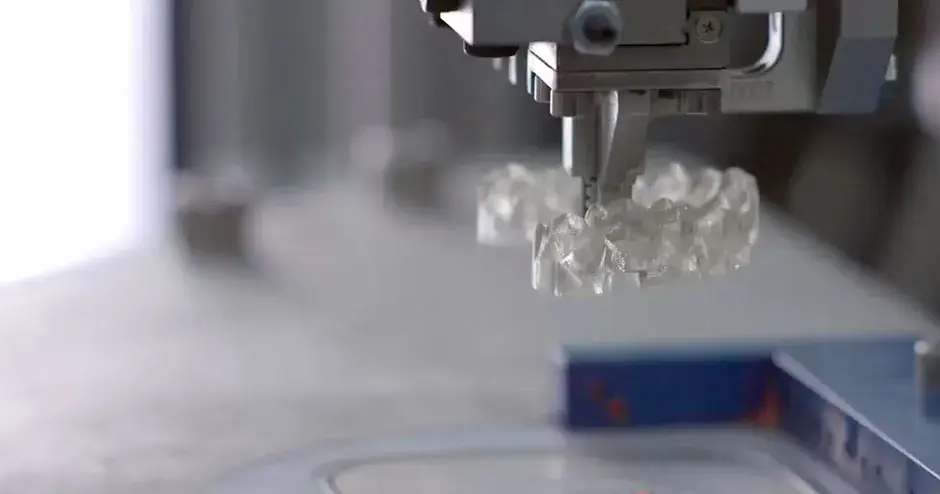 3D Printed dental aligners being produced by the company, Align