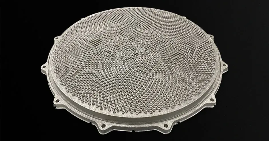 A 3D printed Semiconductor Showerhead