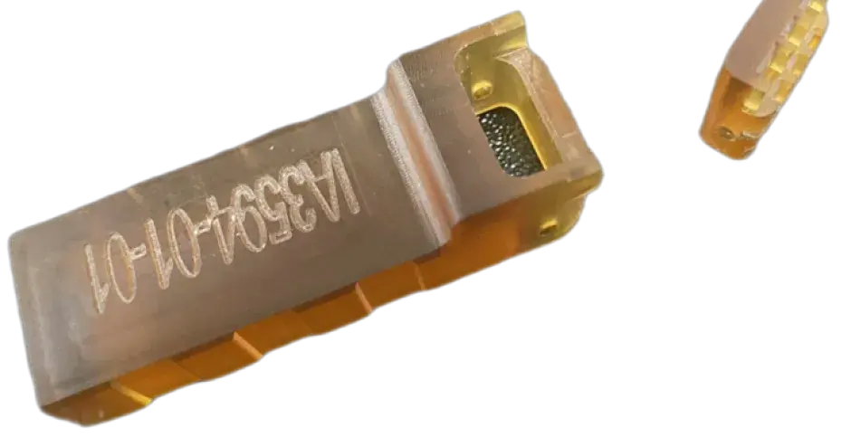 High temperature resistant fixture printed with figure 4 hi temp 300 am