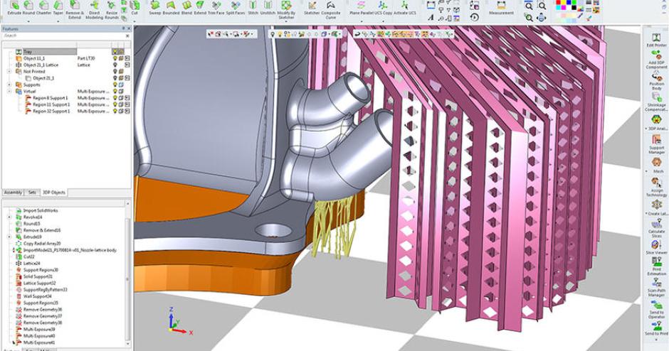 Minimizing Metal Additive Support Structures with 3DXpert | 3D Systems