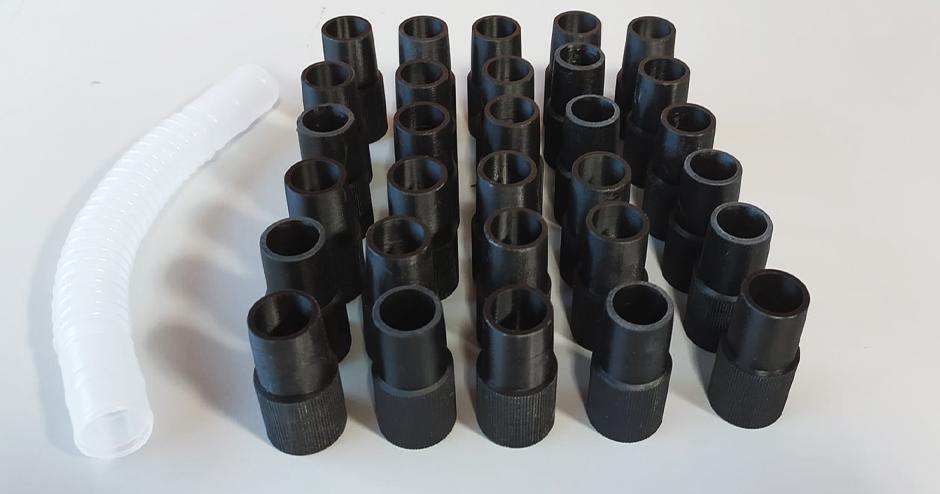 Eight Parts Printed in Less than 30 Minutes to Connect Oxygen Tubes to ...